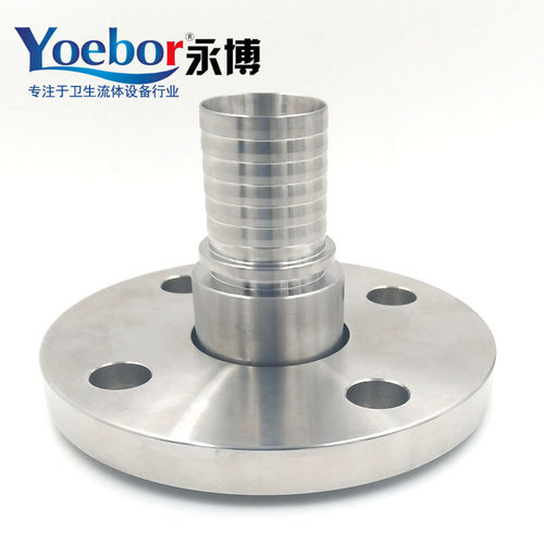 非标定制304/316不锈钢法兰接头软管扣压卡盘快装焊接松套法兰