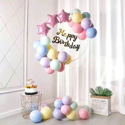气球立柱地飘空中圆圈支架婚庆开业气氛装饰生日派对结婚布置用品