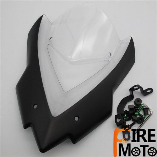 Z1000 14-17年挡风玻璃 前风挡玻璃 导流罩 前挡风镜片 加高