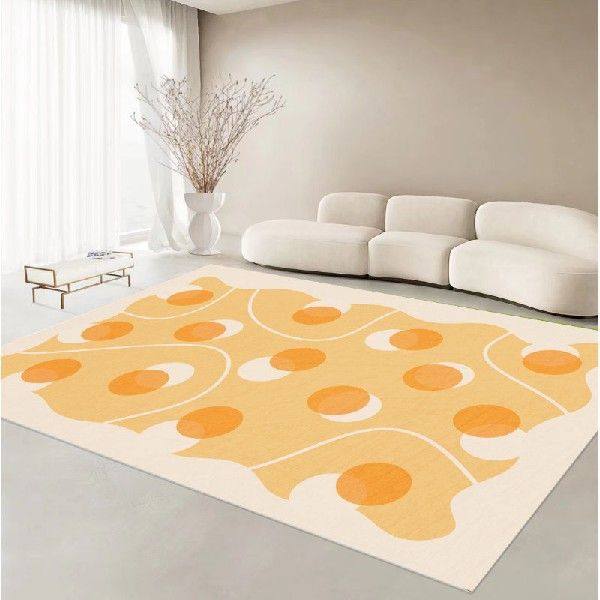 Simple Geometric Art Print Carpet Area Rug For Living Room