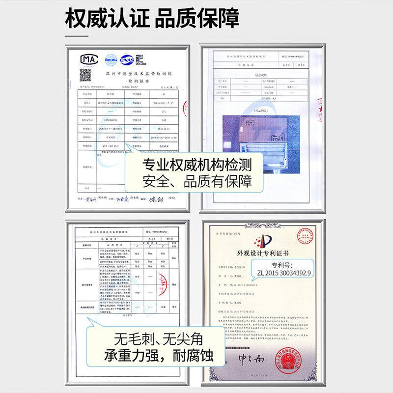 慕亚(MUYA)浴巾架浴室置挂衣架毛巾免打孔太空铝多功能可折叠浴