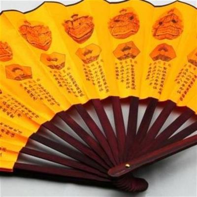 新品承德旅游避暑山庄纪念版折扇仿古男扇礼品工艺扇子