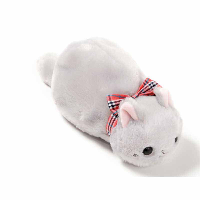 六一儿童节礼物毛绒打盹的小猫咪铅笔袋文具收纳盒女玩具公仔娃娃