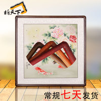 四尺及以下尺寸/圓角國畫框定做/裝裱字畫定做桐木實(shí)木畫框廠家