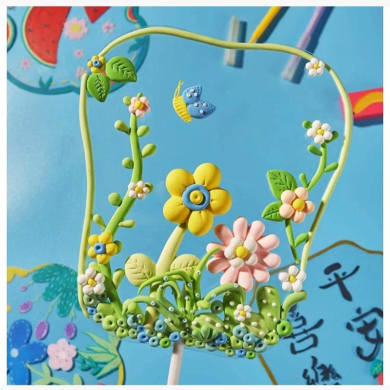 儿童白模填色DIY空白扇子幼儿园夏天手工制作缤纷彩绘材料包团扇,居家日用,扇子,淘宝优惠券,粉丝福利购,淘宝优惠卷