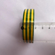 楚天舒PVC地线标识胶带10卷电工绝缘胶布黄绿双色胶耐高温69 18MM