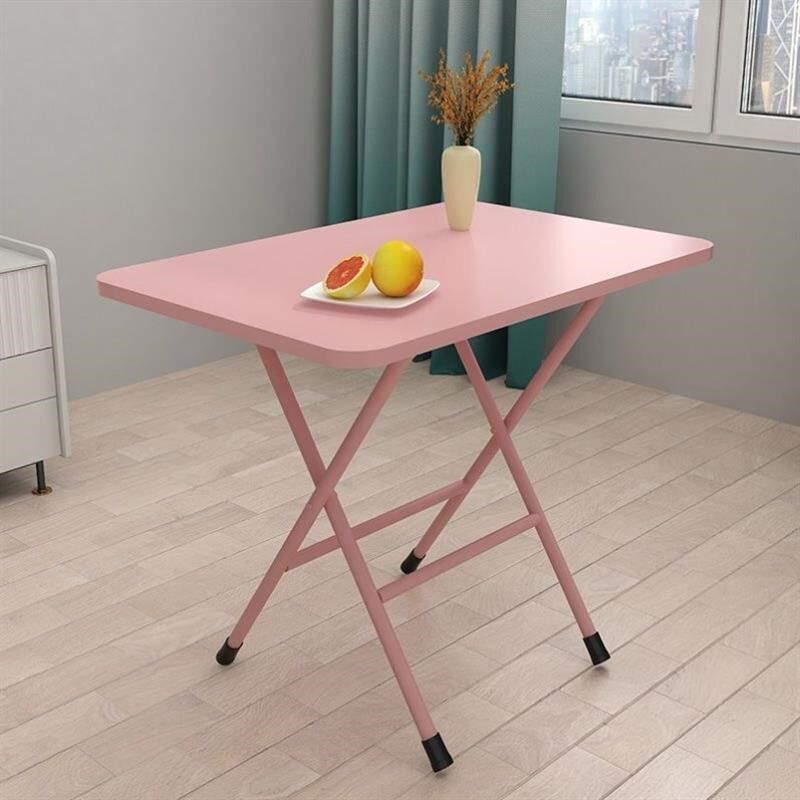 高脚餐桌塑料经济型床上书桌小户型便携式小方桌饭桌折叠桌吃饭新