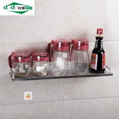 太空铝平板置物架加厚加宽厨房墙壁窗户灶台墙上桌面免打孔壁挂带