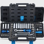 南豫套筒套装 组合棘轮扳手万能修车汽修多功能汽车修理维修工具箱