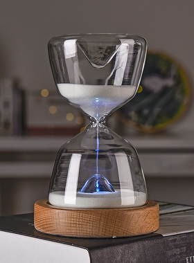 沙漏伴睡灯创意小摆件儿童时间计时器15分钟生日礼品结婚礼物