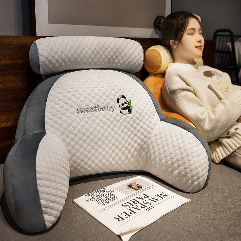 冰豆豆床头靠垫床上护腰靠枕沙发大靠背宿舍抱枕2025新款卡通腰靠,居家布艺,床头靠垫,淘宝优惠券,粉丝福利购,淘宝优惠卷