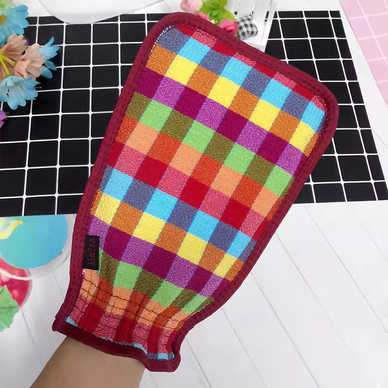 韩国中砂搓澡巾加厚成人强力搓泥沐浴手套无痛中砂搓洗澡神器不疼