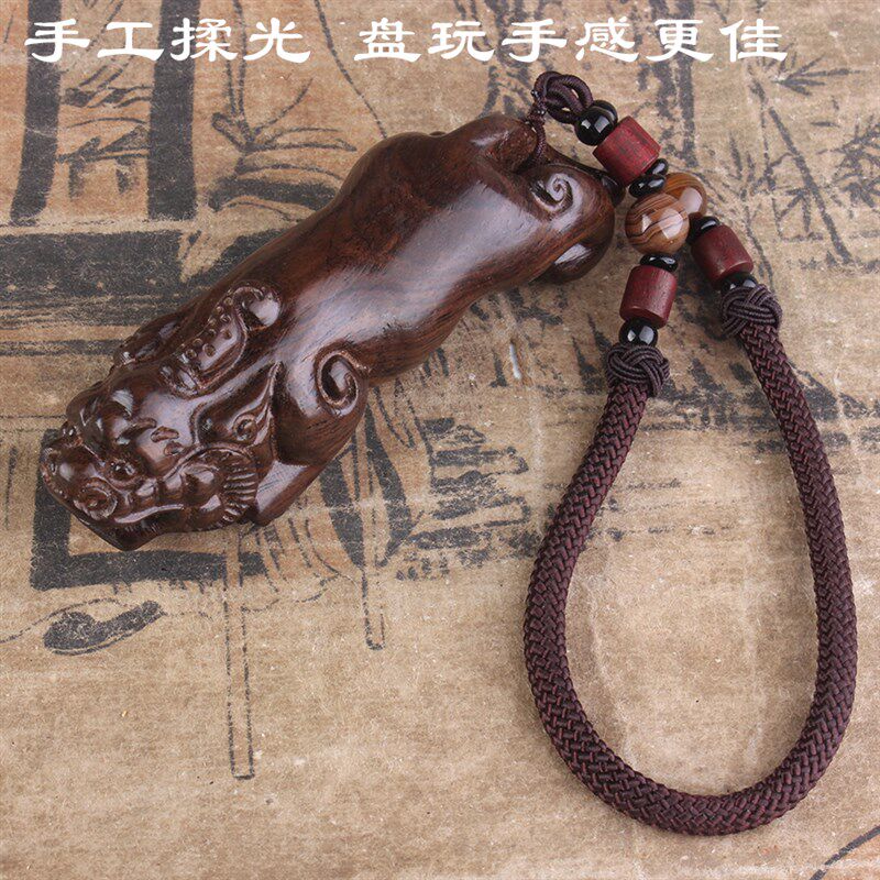 【手工精修】沉香木原木料貔貅木雕镇宅皮丘手玩把件手把玩挂件