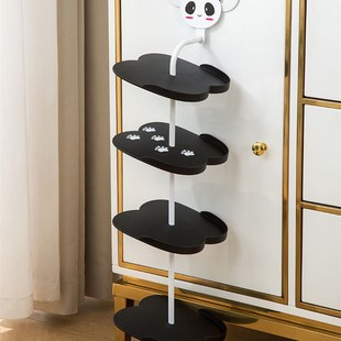 壁挂式儿童鞋架小型极窄收纳稳固家用窗台柜子可挂多层可伸缩高度