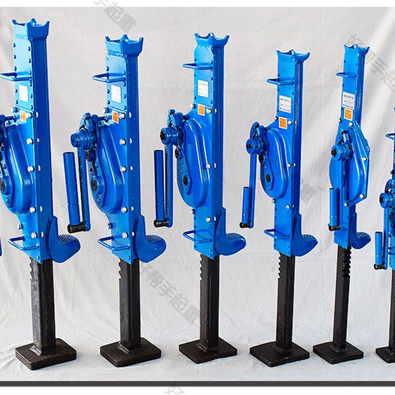 手摇挎顶机械式跨顶5吨10吨15吨20吨齿条千斤顶起道机手摇千斤顶