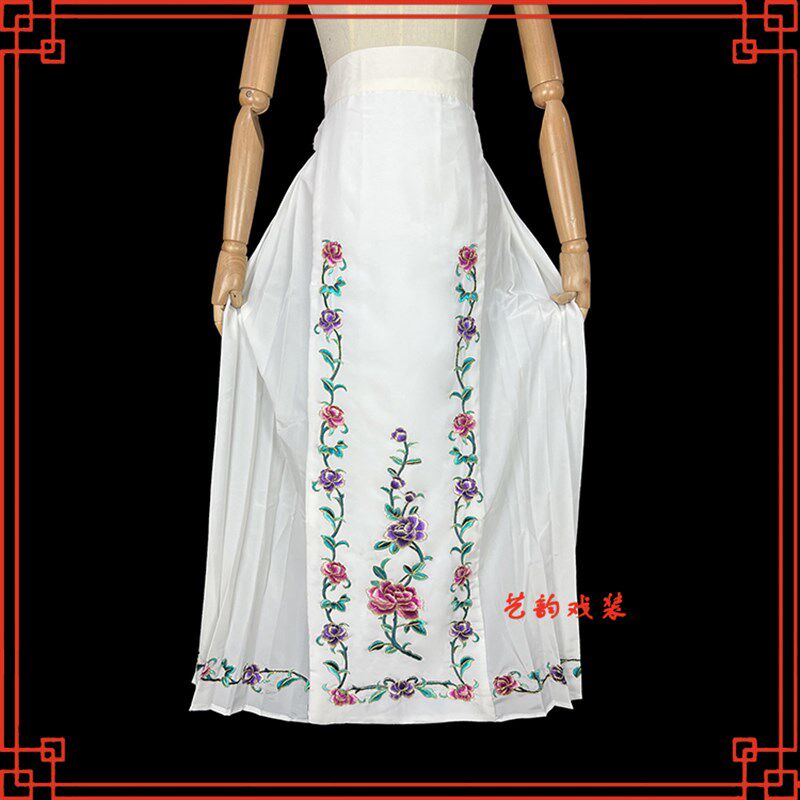 戏曲绣花腰包戏剧京剧越剧小孩腰包青衣花旦老旦百褶裙小姐马面裙