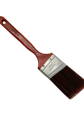 艺术斜角刷红色白色长柄刷涂料油漆斜毛刷工具墙刷清洁扫灰刷子