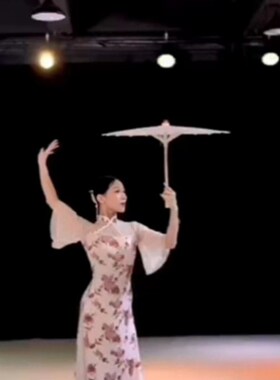 人间烟火舞蹈伞百舞惊鸿伞关关雎鸠走秀演出道具故乡情跳舞工艺伞