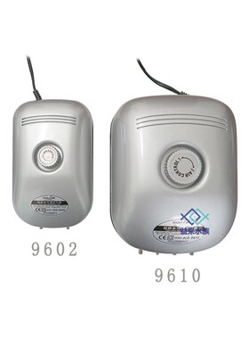 海利ACO9602 9610 超静音气泵 双头 四头氧气泵增氧泵打氧机