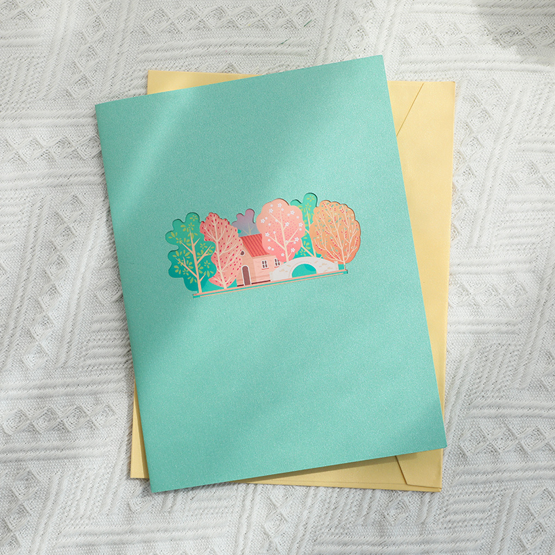 生日贺卡立体造型精美礼物送恋人朋友闺蜜新款祝福3d高级感小卡片