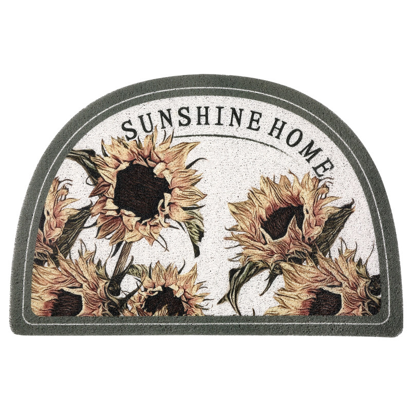 大江地垫家用进门脚垫半圆入户门地毯门口门垫进户门丝圈花卉垫子,居家布艺,家用脚垫,淘宝优惠券,粉丝福利购,淘宝优惠卷