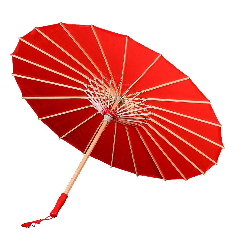 顺便买卖结婚喜字婚伞新娘订婚晨袍拍照道具接亲装饰中式古风红伞