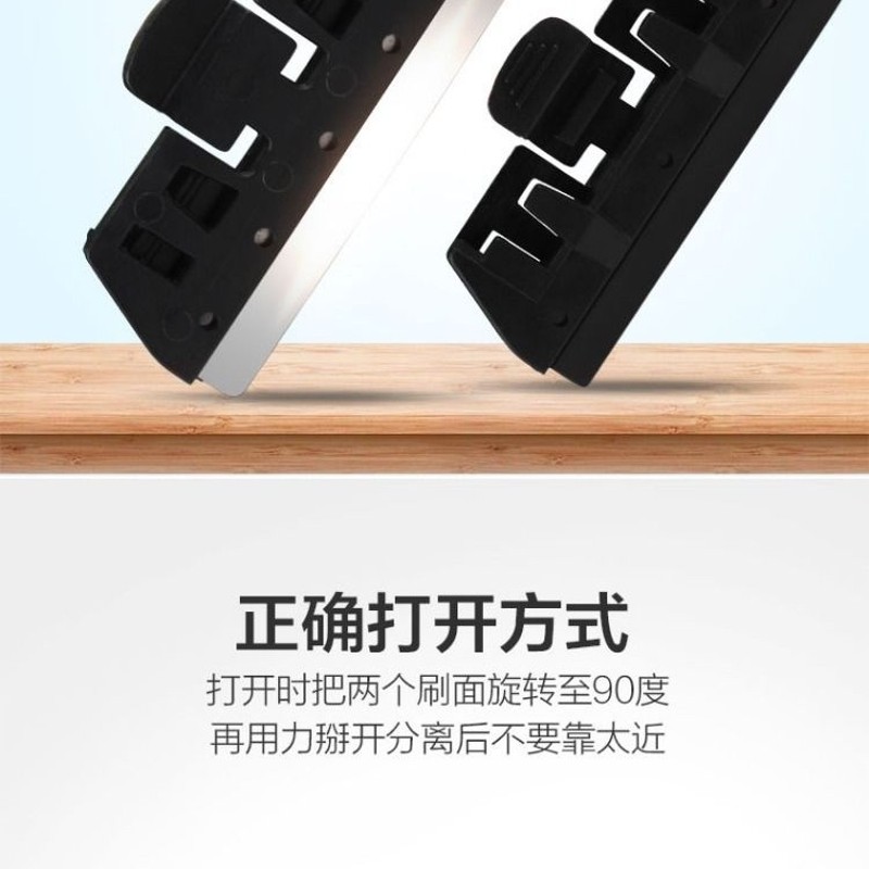 创宁新款乌龟吸水管擦玻璃缸清洗刮藻工具磁力刷子鱼缸刷清洁用