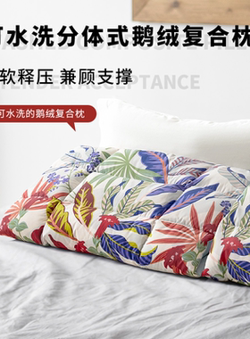 Olivier Desforges柯林斯可水洗分体复合枕