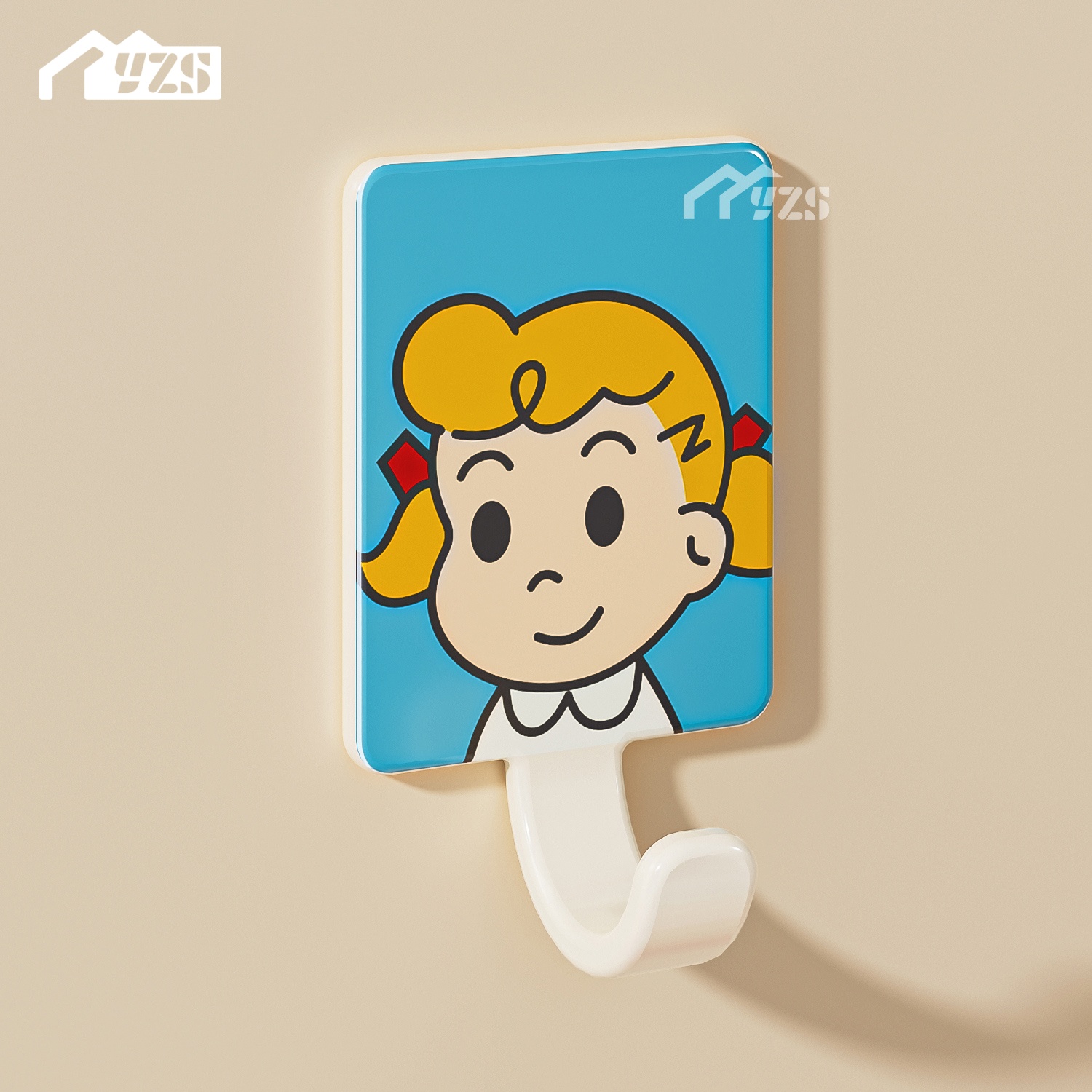 挂钩创意可爱免打孔强力粘胶可爱宿舍门口创意衣服挂钩无痕卡通