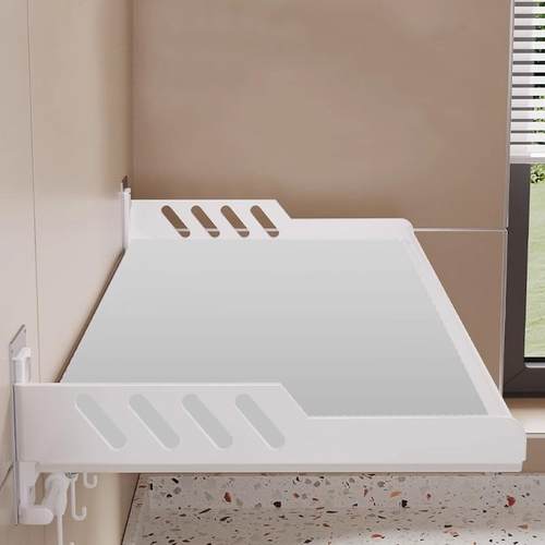 厨房折叠置物架壁挂式免打孔