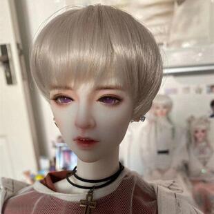 新款直销BJD娃娃SD假发6分直短发正太古风女娃假毛日常短发现货