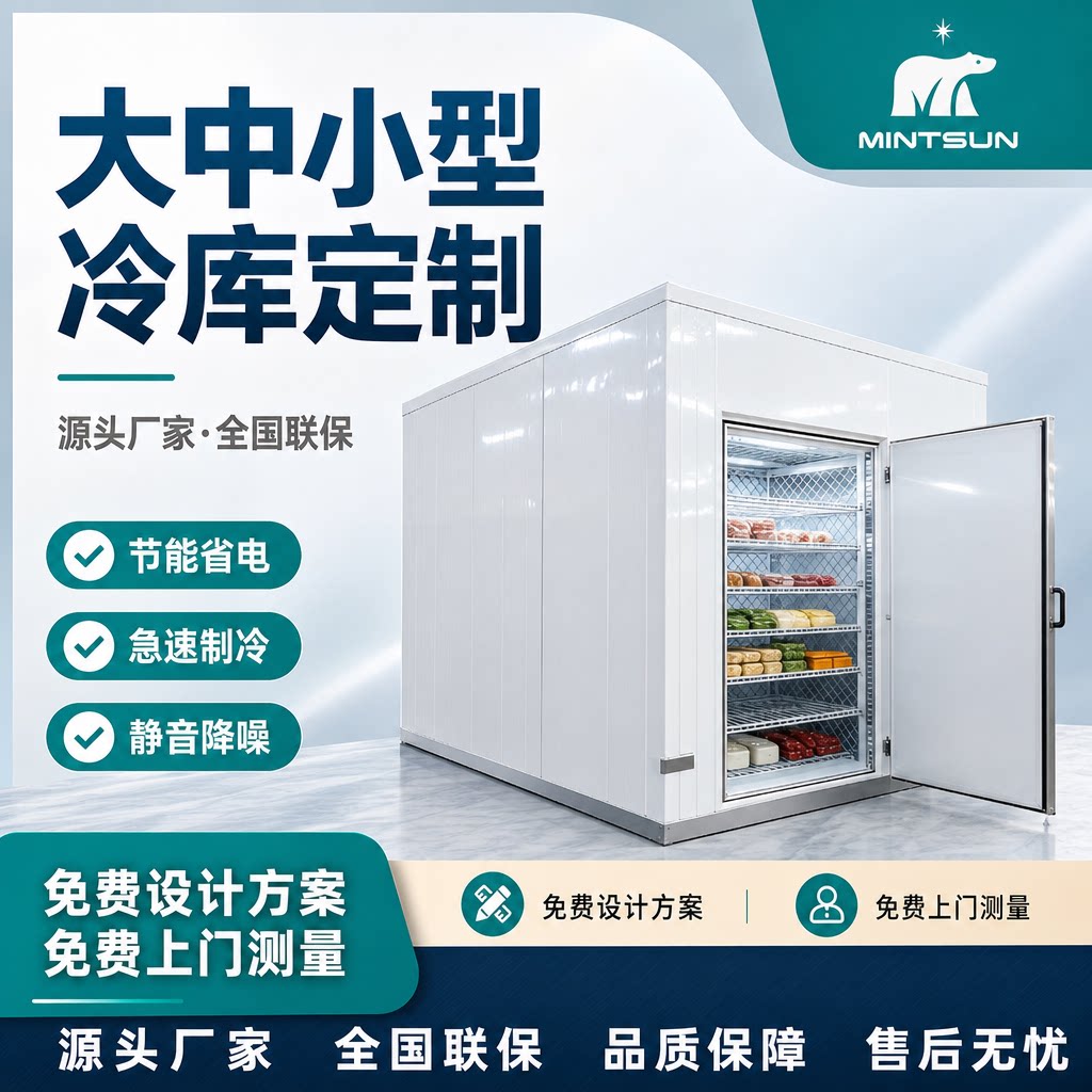 冷库定制制冷设备全套厂家直销保鲜冷冻急速制冷静音降噪免费方案