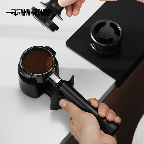 轰炸机黑曜系列意式咖啡无底手柄