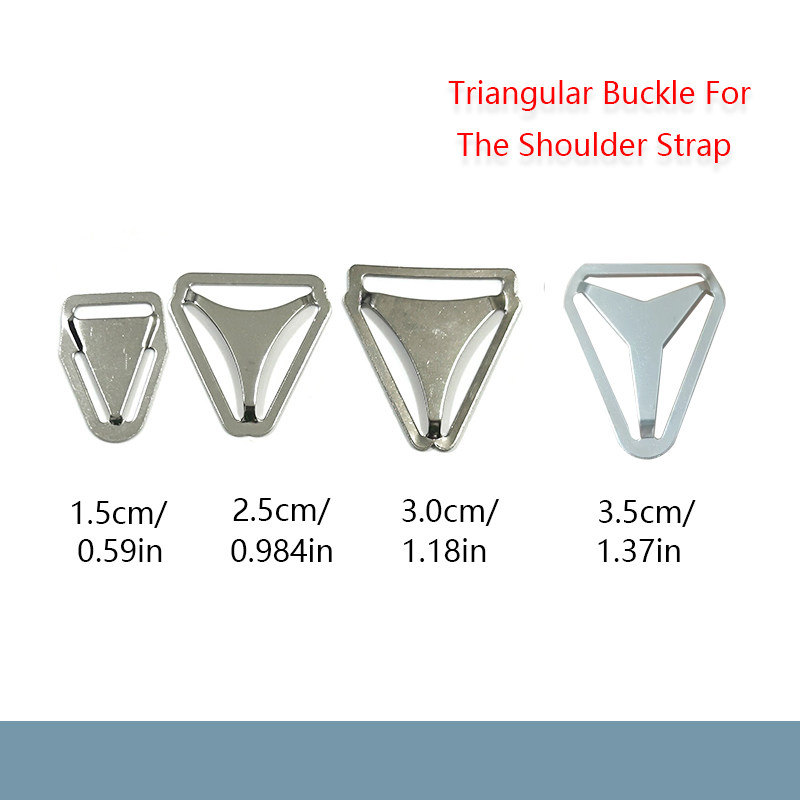 银色金属背带三角扣服装配件创意吊带裤背夹调节扣1.5/2.5/3cm,居家布艺,纽扣,淘宝优惠券,粉丝福利购,淘宝优惠卷