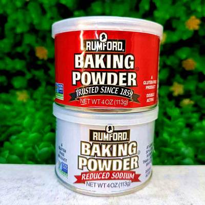113g美国进口拉姆雷无铝泡打粉发酵粉调料RUMFORD BAKING POWDER