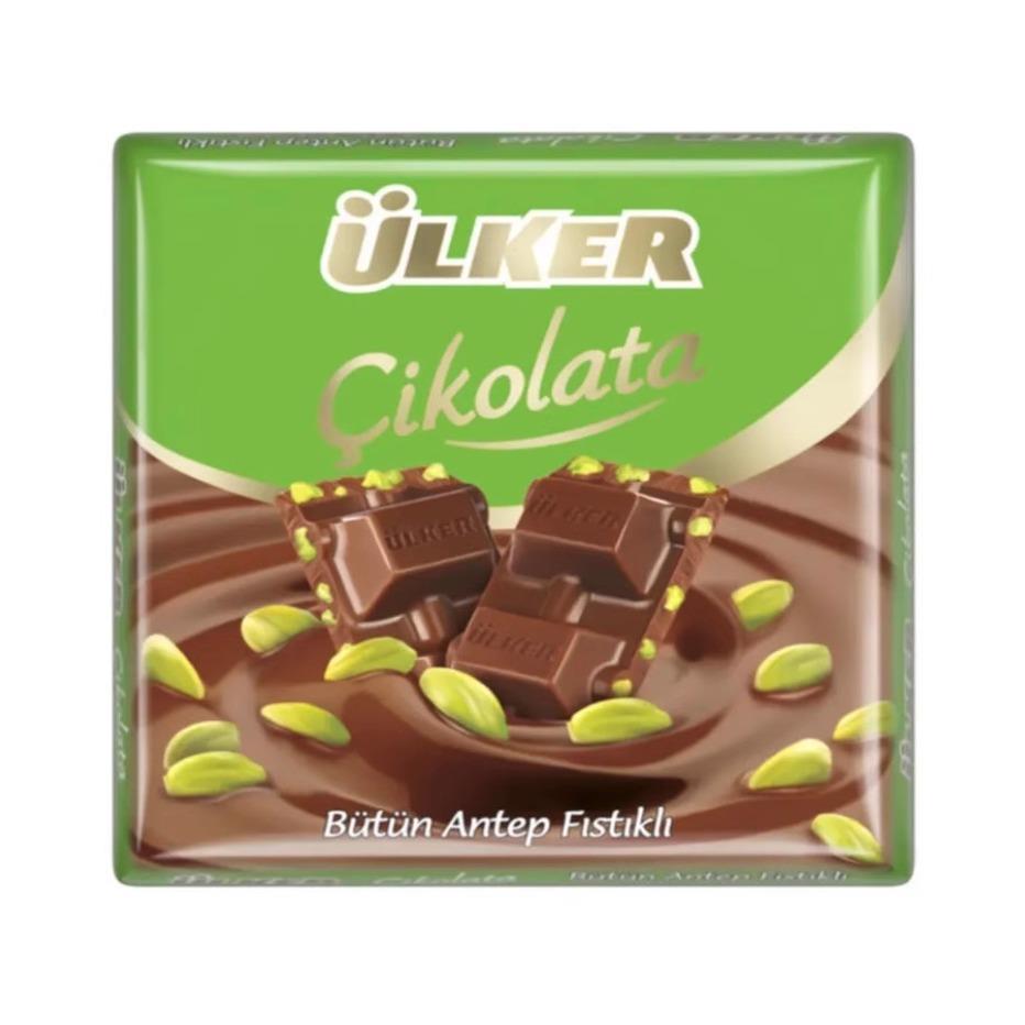 土耳其ulker 开心果巧克力 进口零食 白巧 60克每块 现货