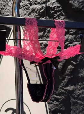 Ta 欲姬腰精性感蕾丝丁字裤女低腰网纱透明诱惑内裤女情调T裤纯欲