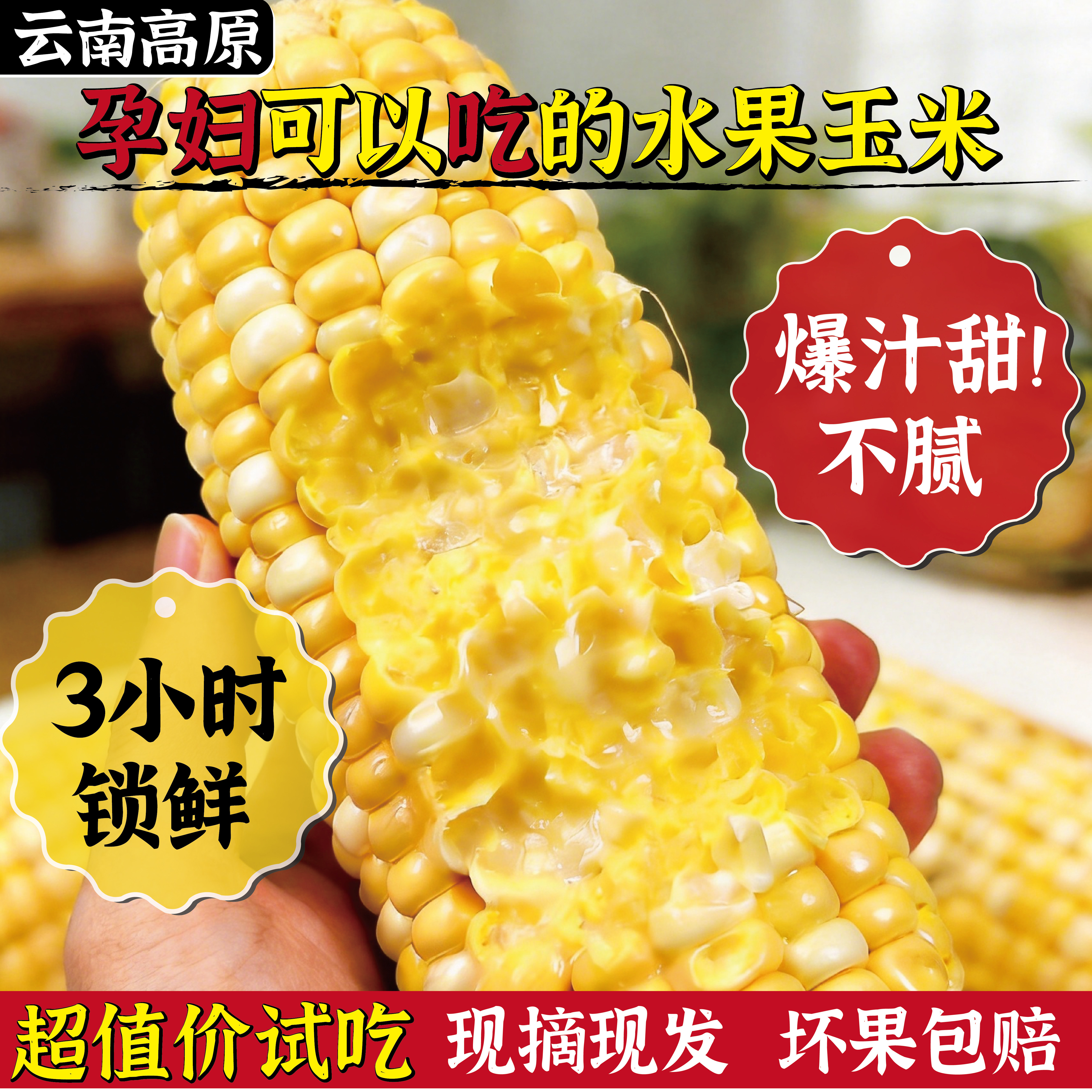 一口爆浆!这玉米生吃比水果还甜