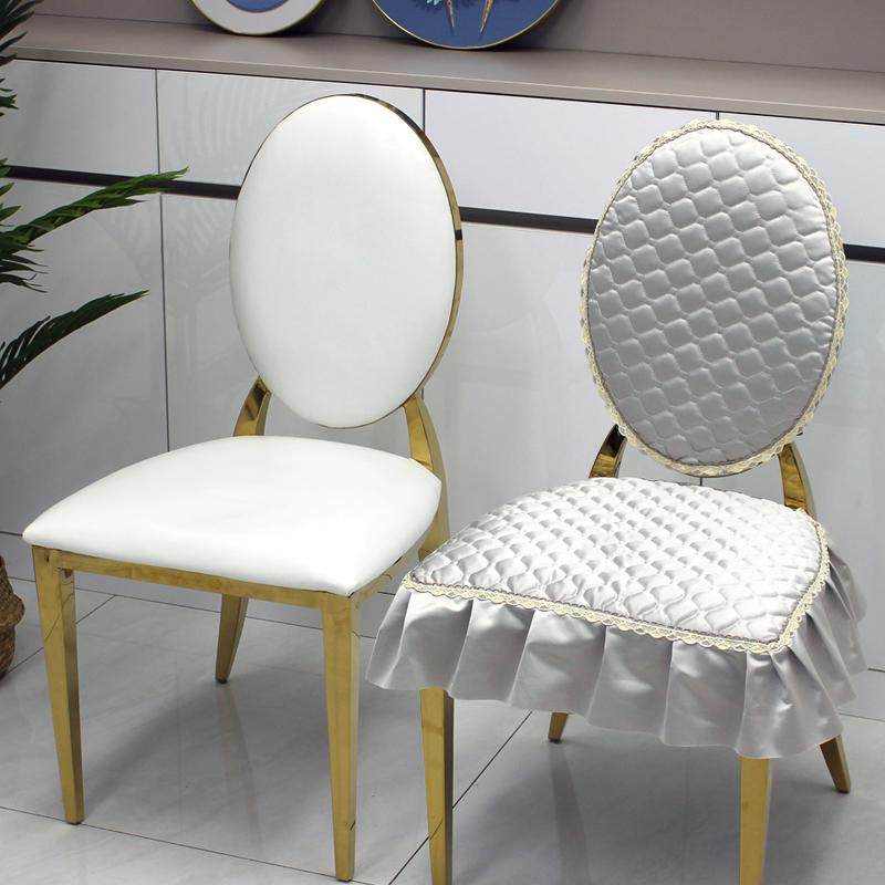 不锈钢椅子套罩椭圆靠背餐椅套罩轻奢家用凳子罩套餐桌椅垫套金色,居家布艺,椅套/椅垫,淘宝优惠券,粉丝福利购,淘宝优惠卷