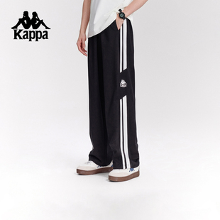 撞色条纹宽松直筒休闲运动裤 Kappa卡帕运动长裤 新款 秋季 子男 男款