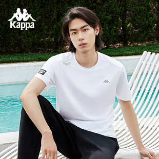 Kappa卡帕背靠背短袖T恤男2026夏季凉感防晒运动休闲百搭上衣半袖