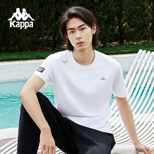 Kappa卡帕背靠背短袖T恤男2026夏季凉感防晒运动休闲百搭上衣半袖
