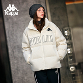 冬季 Kappa卡帕羽绒服女款 2025新款 鸭绒情侣立领保暖外套面包服男