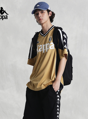 Kappa2025春款男子运动休闲短袖T恤