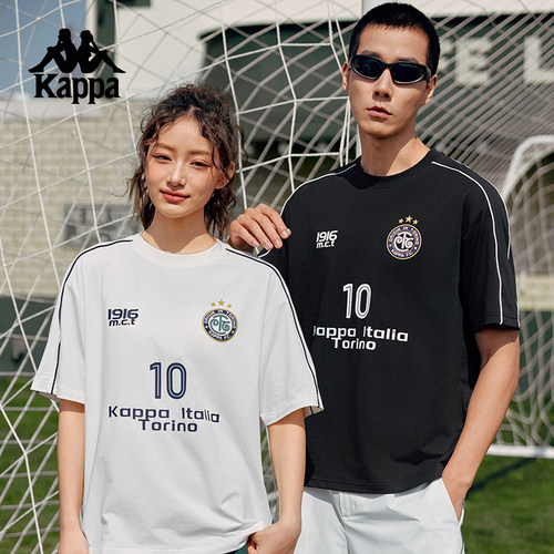 【冰茶T】Kappa卡帕夏季2025新款凉感运动短袖t恤男抗菌情侣半袖