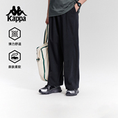 秋季 弯刀阔腿裤 新款 休闲宽松长裤 针织男款 Kappa卡帕背靠背运动裤