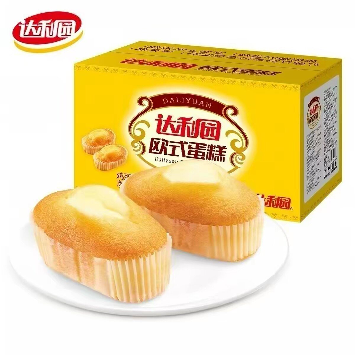 达利园欧式蛋糕面包早餐整箱代餐糕点网红小蛋糕零食小吃休闲食品