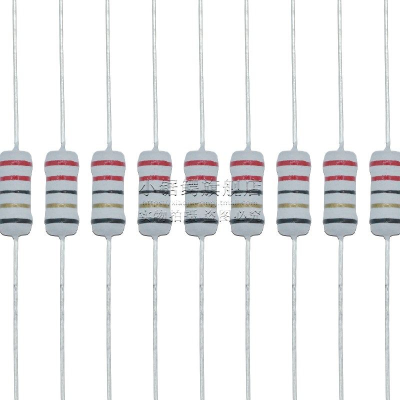 1W绕线 线保险丝电阻 精度5% 0.1R/0.33/1R/1.5/2.2R/3/3.3R/4.7