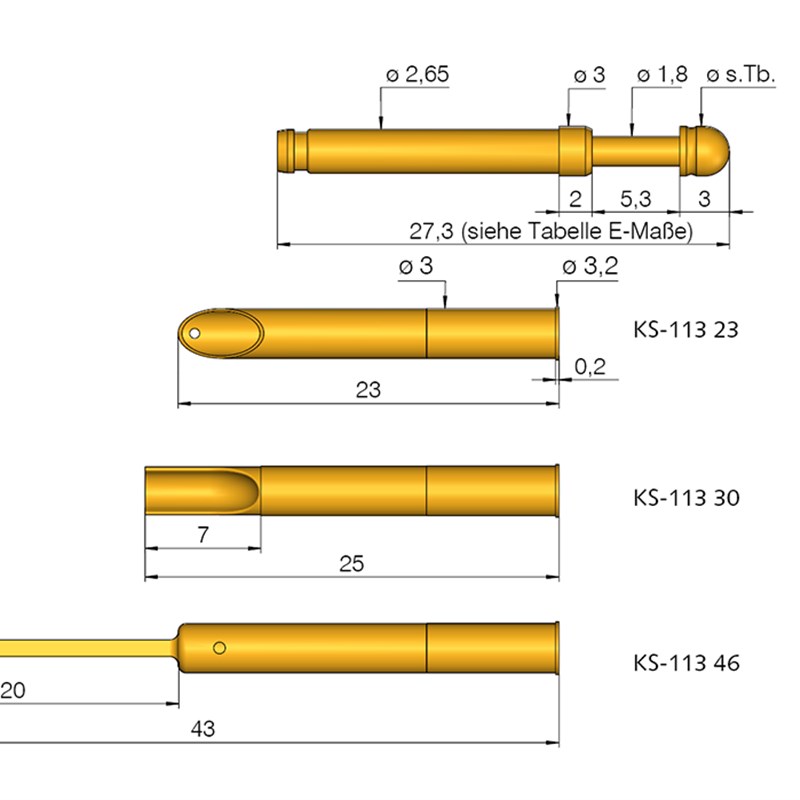 特惠 HSS120 305 300A1502大电流探针插入式测试针ICT FCT测试架