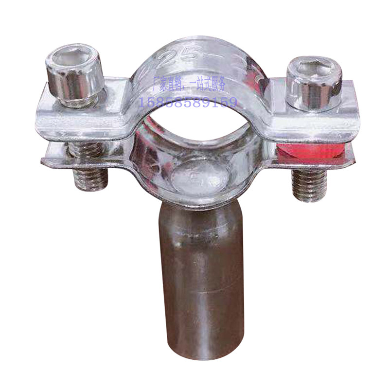 304/201不锈钢管子夹管道固定卡子支架圆管卡扣抱箍水管紧固